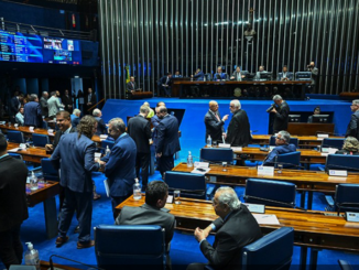 O projeto foi aprovado por 48 votos a favor e 25 contrários, além de uma abstenção Fonte: Agência Senado