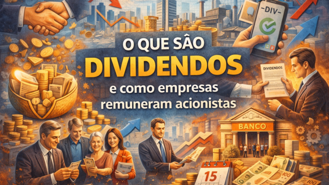 Entenda o que são dividendos, como funcionam e de que forma as empresas remuneram seus acionistas ao longo do tempo.