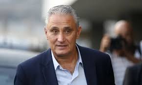 Tite, novo técnico do Cruzeiro, em retrato oficial durante apresentação