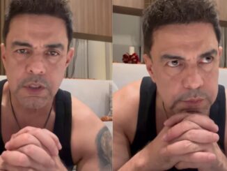Zezé Di Camargo em vídeo que gerou repercussão nas redes sociais