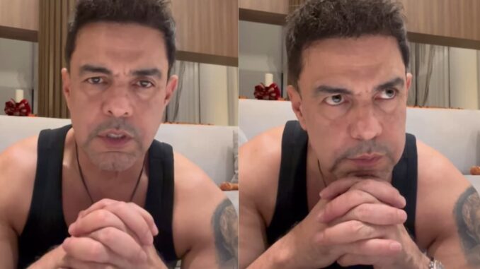 Zezé Di Camargo em vídeo que gerou repercussão nas redes sociais