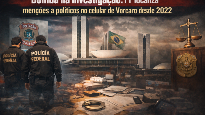 Polícia Federal investiga mensagens com menções a políticos em apuração sobre o Banco Master e Daniel Vorcaro